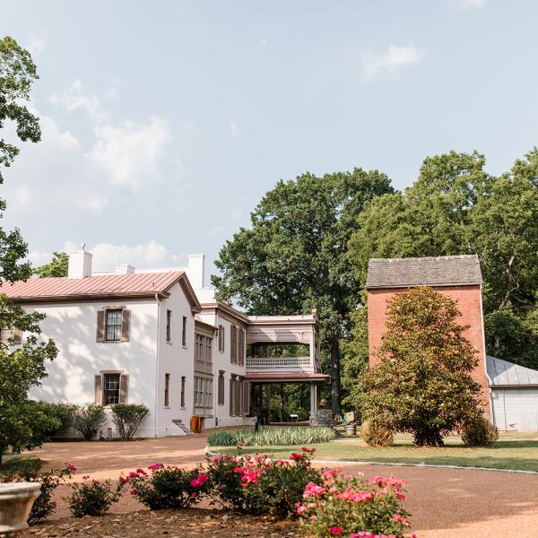 a house with bushes in front of a building