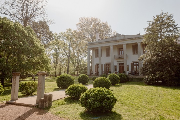 a large lawn in front of a house