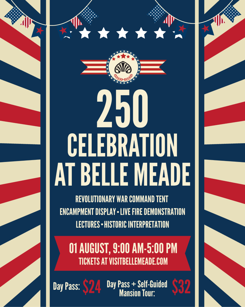250 Celebration poster with event details and Americana design.